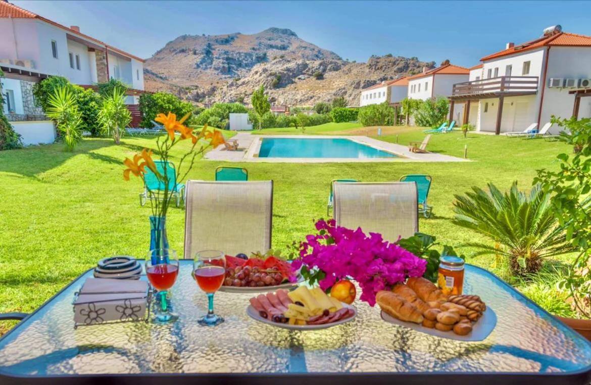 Posidonia Luxury Villas Kolympia Kolymbia Eksteriør billede